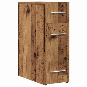 vidaXL Apothekerschrank 20 x 45,5 x 60 cm Holzwerkstoff Altholz