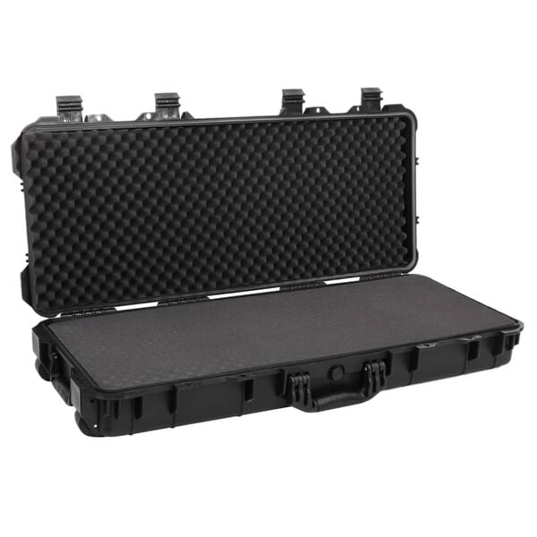 vidaXL Flugkoffer mit Rollen Schwarz 96x42x16 cm PP