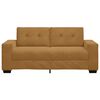 vidaXL Zweisitzer-Sofa Braun 140 cm Samt