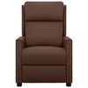 vidaXL Elektrischer Relaxsessel Braun Kunstleder
