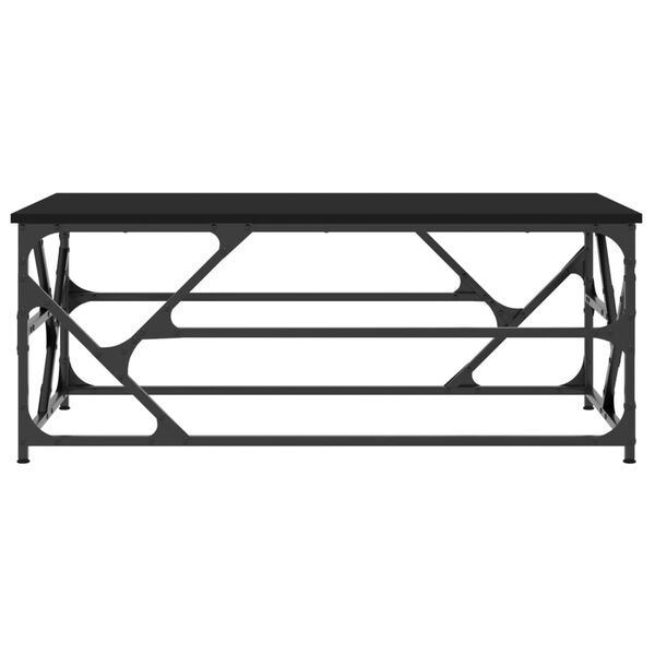 vidaXL Couchtisch Schwarz 100x50x40 cm Holzwerkstoff