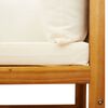 vidaXL Gartensofa-Ecke mit Kissen Holz Akazie & Seil