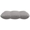 vidaXL Sitzkissen 4 pcs Hellgrau 45 x 45 cm Mikrofaserstoff