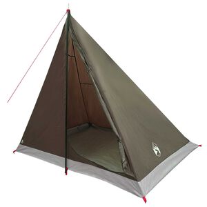vidaXL Trekkingzelt 2 Personen Braun und Grau
