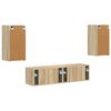 vidaXL TV-Schrankset 4 pcs Sonoma-Eiche Holzwerkstoff