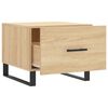 vidaXL Couchtische 2 Stk. Sonoma-Eiche 50x50x40 cm Holzwerkstoff