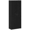 vidaXL B&uuml;roschrank Schwarz Eichen-Optik 60 x 32 x 152,5 cm