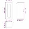 vidaXL K&uuml;chenschrank Kalmar 2 pcs Braun Eichen-Optik 30 x 31 x 80 cm
