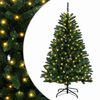 vidaXL K&uuml;nstlicher klappbarer Weihnachtsbaum 150 cm 150 LEDs