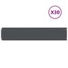 vidaXL Rasenkante 30 stk. 20 x 103 cm Stahl Anthrazit