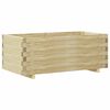 vidaXL Hochbeet 100x50x40 cm Holz Rechteckig
