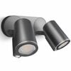 Steinel Sensor-Au&szlig;enstrahler Spot Duo Sensor Schwarz