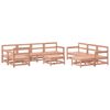 vidaXL 10-tlg. Garten-Lounge-Set Massivholz Douglasie