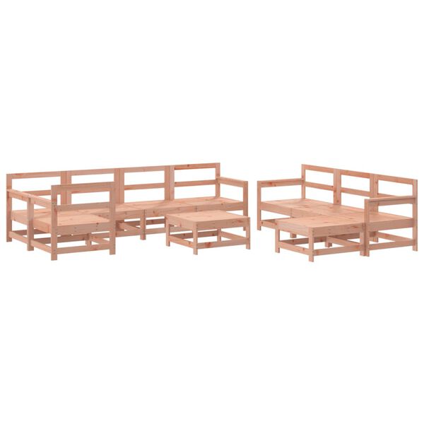 vidaXL 10-tlg. Garten-Lounge-Set Massivholz Douglasie