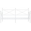 vidaXL Tagesbett ohne Matratze Wei&szlig; 90x190 cm Stahl