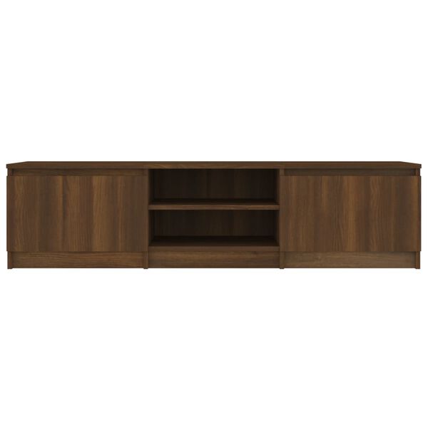 vidaXL TV-Schrank Braun Eichen-Optik 140x40x35,5 cm Holzwerkstoff