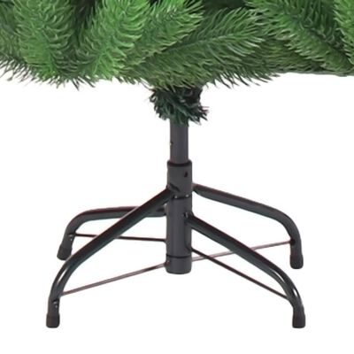 vidaXL Künstlicher Weihnachtsbaum Nordmann mit Beleuchtung Grün 240 cm