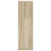 vidaXL Wandregal Sonoma-Eiche 85x16x52,5 cm Holzwerkstoff