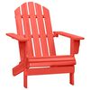 vidaXL Adirondack-Gartenstuhl Massivholz Tanne Rot