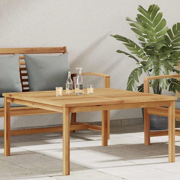 vidaXL Couchtisch Braun 110 x 110 x 45 cm Massivholz Teak