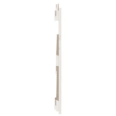 vidaXL Wand-Kopfteil Weiß 95,5x3x60 cm Massivholz Kiefer