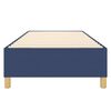 vidaXL Boxspringbettgestell Blau 90x200 cm Stoff