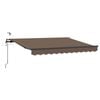 vidaXL Markisenstoff Taupe 500 x 350 cm Polyester