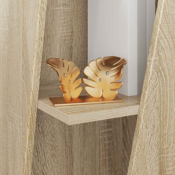 vidaXL Seitenregal Sonoma-Eiche 33 x 32 x 70,5 cm Holzwerkstoff