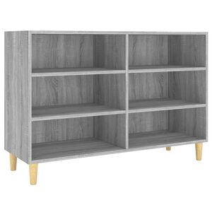 vidaXL Sideboard Grau Sonoma 103,5x35x70 cm Holzwerkstoff
