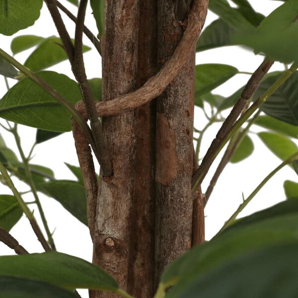 vidaXL Zitronenbaum Künstlich mit 3 Stämmen Grün 120 cm PP