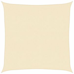 vidaXL Sonnensegel 160 g/m&sup2; Creme 7x7 m HDPE
