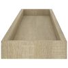 vidaXL Loggia Wandregale 4 Stk. Eichen-Optik 80x15x4 cm MDF