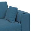 vidaXL Samt Sofa mit Kissen Blau 208 cm Samt