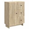 vidaXL Sideboard Sonoma-Eiche 66 x 34,5 x 90 cm Holzwerkstoff
