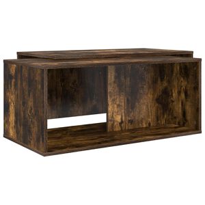 vidaXL Kaffeetisch Set 2 pcs Ger&auml;ucherte Eiche 90 x 48 x 40 cm