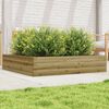 vidaXL Pflanzk&uuml;bel 110x110x23 cm Kiefernholz Impr&auml;gniert