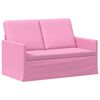 vidaXL 2-Sitzer Sofa Rosa 130 x 81 x 82 cm Stoff