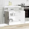 vidaXL K&uuml;chenunterschrank Kalmar Grau Sonoma Holzwerkstoff