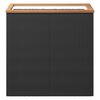 vidaXL Pflanzk&uuml;bel Schwarz 80x40x80 cm Poly Rattan