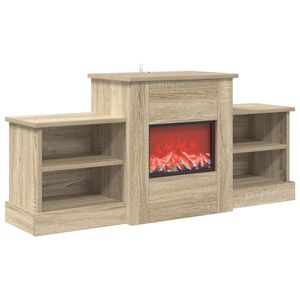 vidaXL Elektrokamin Sonoma 110 x 30 x 50 cm Holzwerkstoff