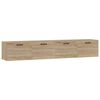 vidaXL Wandschr&auml;nke 2 Stk. Sonoma-Eiche 100x36,5x35 cm Holzwerkstoff