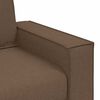 vidaXL Sofa 3 pcs Braun 220 x 80 x 84 cm Leinenmischgewebe