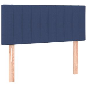 vidaXL Kopfteil Blau 80x5x78/88 cm Stoff