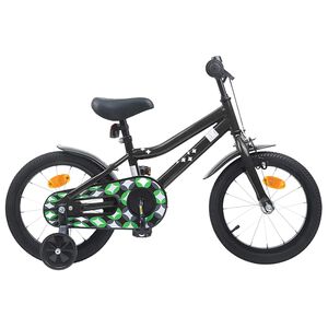 vidaXL Kinderfahrrad 12 Zoll f&uuml;r 2-4 Jahre alt Schwarz