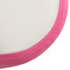 vidaXL Aufblasbare Gymnastikmatte mit Pumpe 800x100x15 cm PVC Rosa