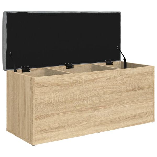 vidaXL Aufbewahrungsbank Sonoma-Eiche 102 x 42 x 45 cm Holzwerkstoff