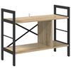 vidaXL B&uuml;cherregal Sonoma-Eiche 75 x 30 x 58,5 cm Holzwerkstoff