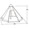 Easy Camp Zelt Moonlight Tipi 8 Personen