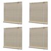 vidaXL Bambusrollos Natur 4 Stk. 120x160 cm