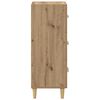 vidaXL Sideboard Artisan-Eiche 34,5 x 34 x 90 cm Holzwerkstoff